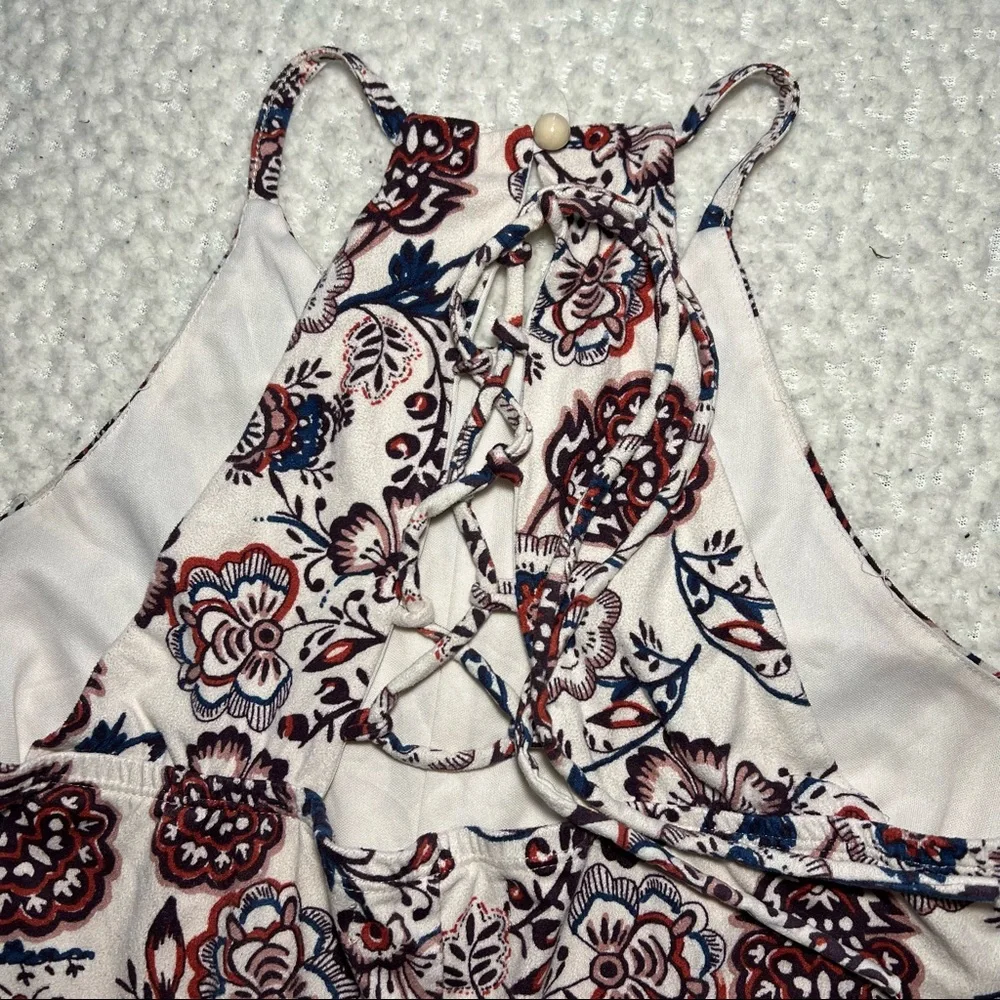 Floral Print Sleeveless‎ Fit & Flare Dress